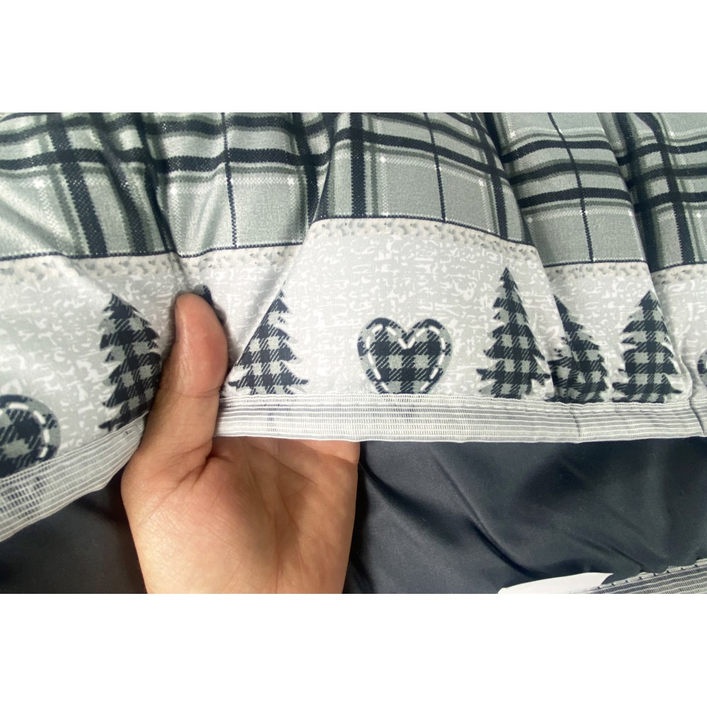 QUILT © BOW COASSOLO gray TYROLEAN winter made in Italy