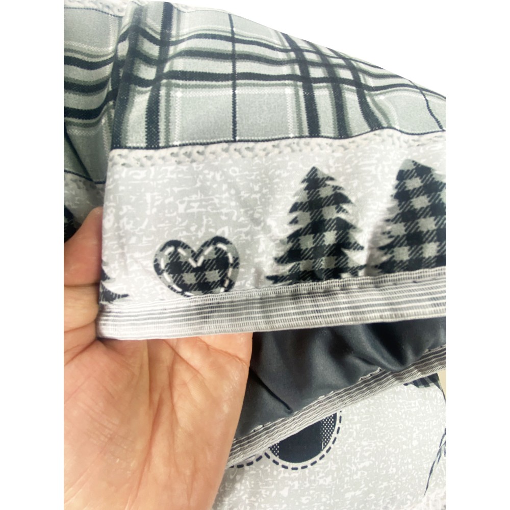 QUILT © BOW COASSOLO gray TYROLEAN winter made in Italy