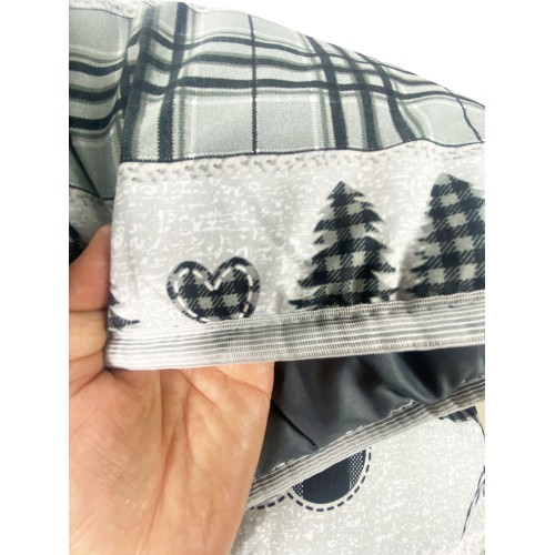 QUILT © BOW COASSOLO gray TYROLEAN winter made in Italy