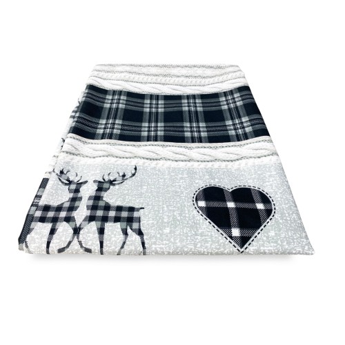 TYROLEAN TENT COASSOLO GREY in mountain style CM. 150X280 made in italy