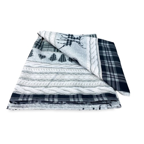 TIENDA TIROLESA COASSOLO GRIS en estilo montaña CM. 150X280 hecho en italia