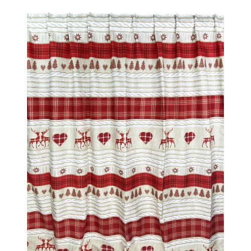 TIENDA TIROLESA COASSOLO ROJO en estilo montaña CM. 150X280 hecho en italia