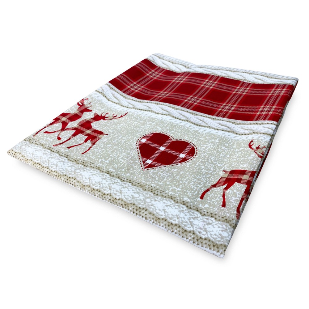 TENDA TIROLESE COASSOLO ROSSO in stile montanaro CM. 150X280 made in italy