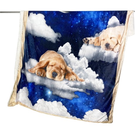 PLAID Blanket FLEECE SHERPA...