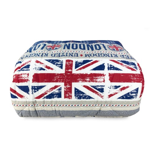 KOT © QUILT ENGLISH FLAG ENGLAND FLAG MADE IN ITALY PURE COTTON