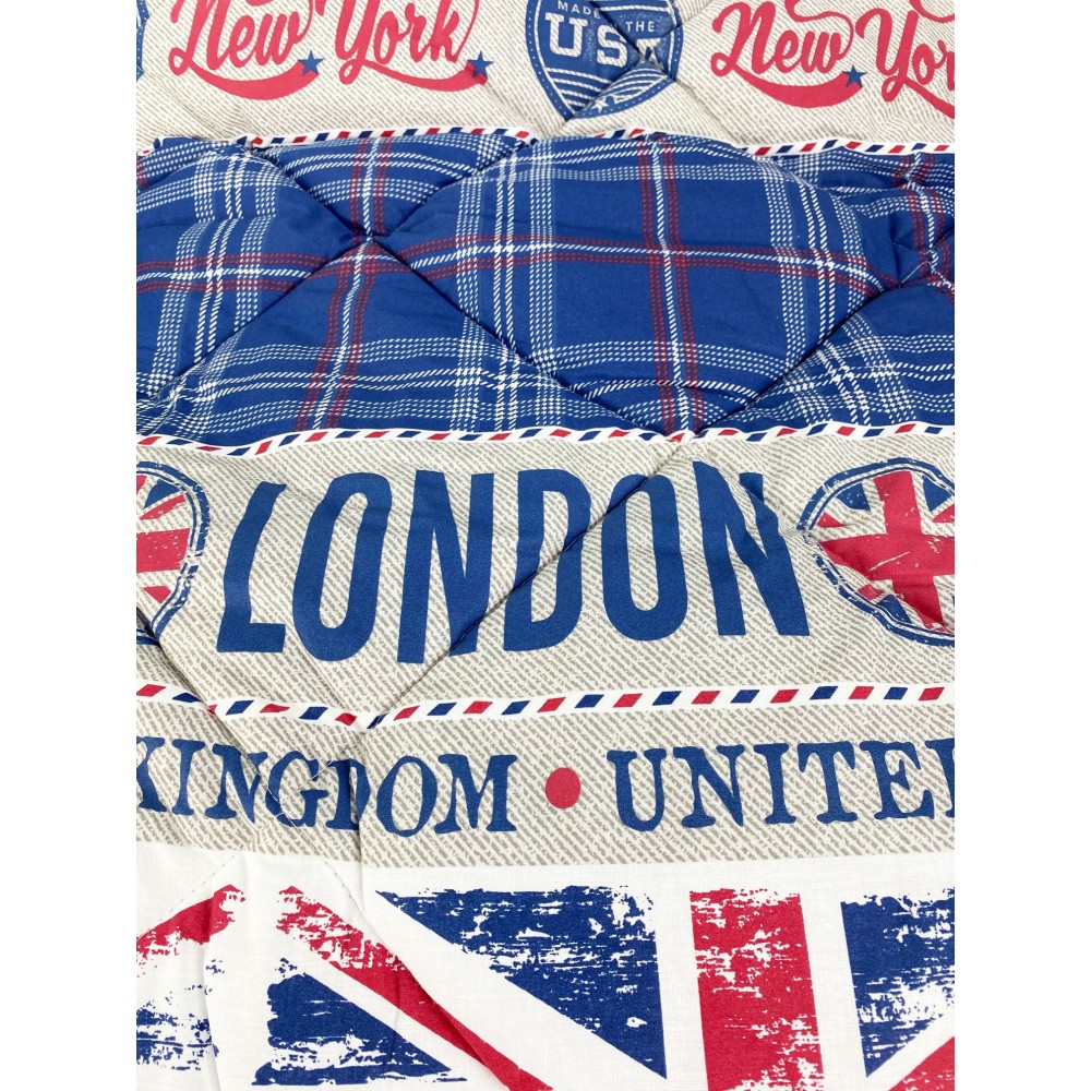 TRAPUNTA KOT © Bandiera INGLESE inghilterra FLAG  MADE IN ITALY PURO COTONE