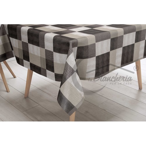 FILECLOTH © de PVC plastificado hidrófugo MODERN marrón fabricado en Italia