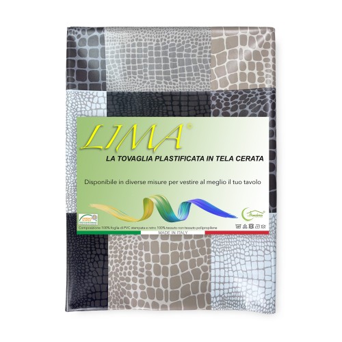 FILECLOTH © de PVC plastificado hidrófugo MODERN marrón fabricado en Italia