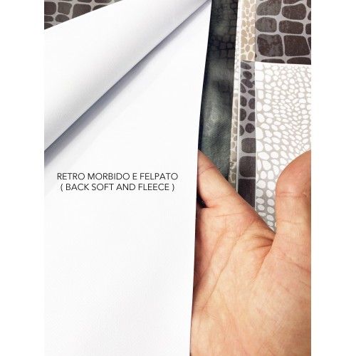 FILECLOTH © de PVC plastificado hidrófugo MODERN marrón fabricado en Italia