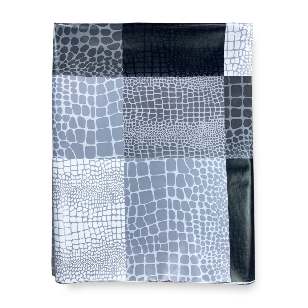 FILECLOTH © in water-repellent plastic-coated plastic-coated waxed canvas in grey PVC MODERN made in Italy