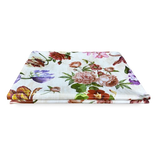 NAPPE LIMA © en CIBAIRE PLASTIQUE PLASTIFIANT HYDROFUGE FLEURS FABRIQUÉES EN Italie