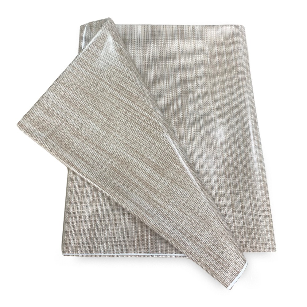 MANTEL LIMA © de lona encerada plastificada hidrófuga en PVC UNITED BEIGE fabricado en Italia