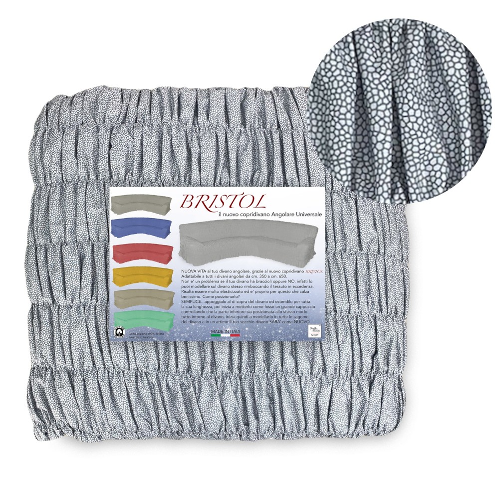 Universal Corner Sofa Cover Grey Universal Corner Sofa Cover Grey