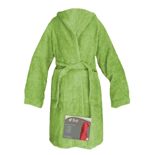 ACCAPPATOIO HI TECH © BIMBO bambino RAGAZZO IN SPUGNA di puro cotone MADE IN ITALY VERDE NEW