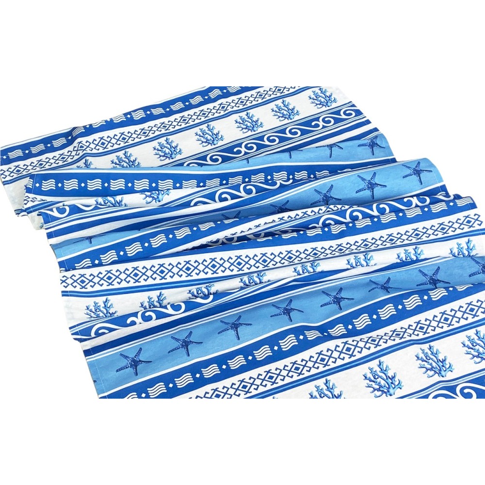 TENDINA vetro MODERNA larga 45 o 60 o 80 GRECIA BLU Made in Italy