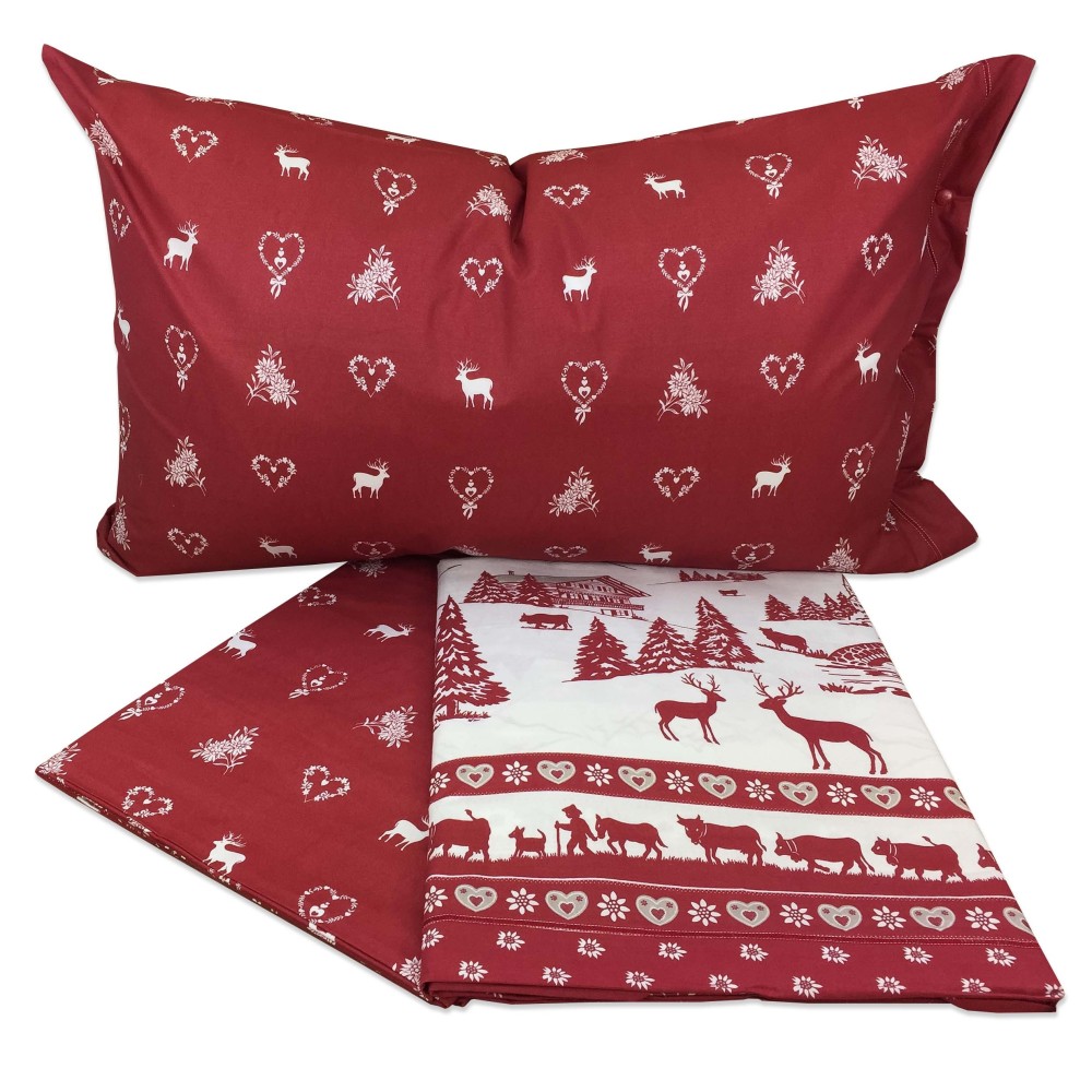 Tyrolean duvet cover DIS. VALGARDENA MOUNTAIN