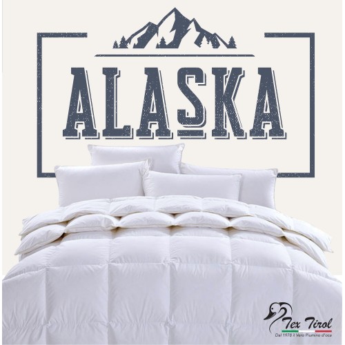 PIUMINO d'oca ALASKA 4 stagioni 90% PIUMINO OCA / 10% PIUMA OCA tutte le misure