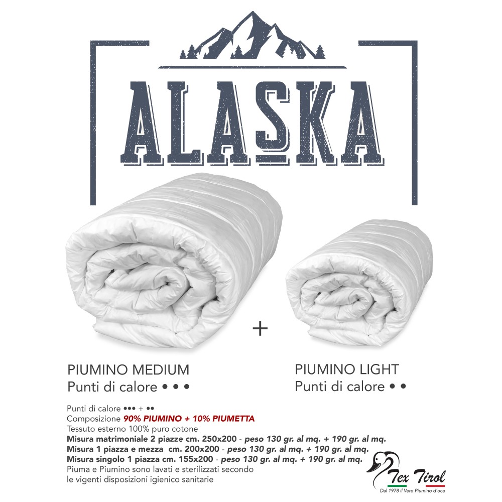 ALASKA 4-season goose down jacket 90% goose down / 10% goose down all sizes