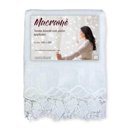 TENTE PIZZO MACRAMÈ blanc...
