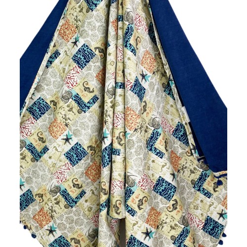 KIKOY double beach towel in COTTON and TERRY TOWEL with KEEP BACKPACK