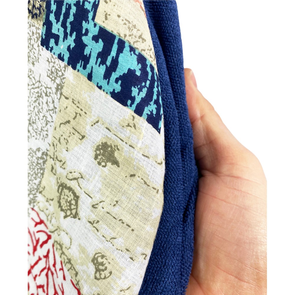 KIKOY double beach towel in COTTON and TERRY TOWEL with KEEP BACKPACK