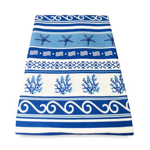 Handtuchbezug GRAN SCARF TAGESDECKE Sofabezug GRIECHENLAND Meer Meer BLAU