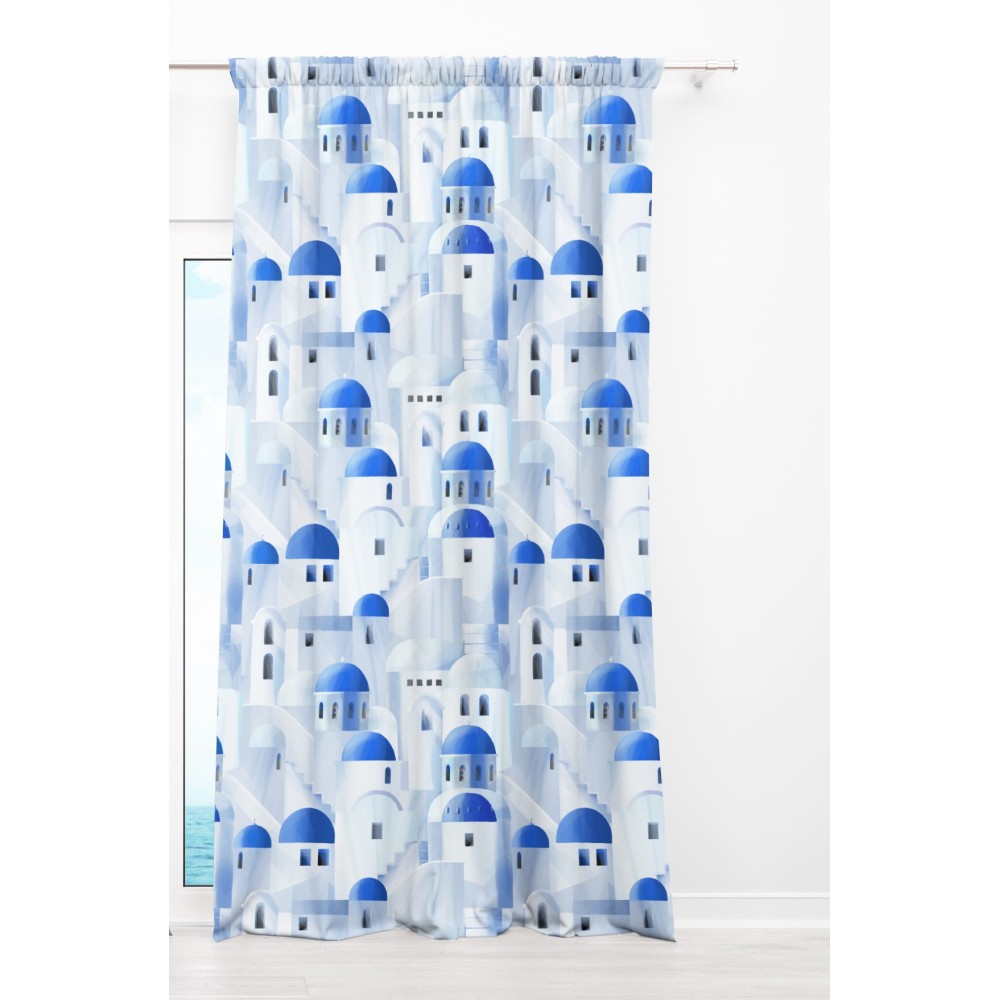 SANTORINI ZELT blau cm.150X280 hergestellt MADE in ITALY