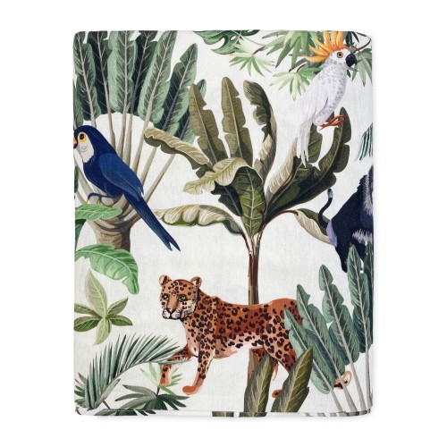 SERVIETTE HOUSSE DE MEUBLE GRAND SCARF BEDSPREAD housse de canapé JUNGLE