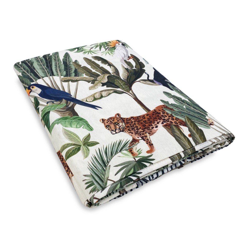 SERVIETTE HOUSSE DE MEUBLE GRAND SCARF BEDSPREAD housse de canapé JUNGLE