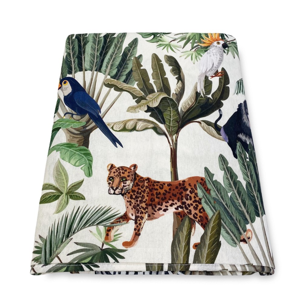 TELO ARREDO copritutto GRAN FOULARD COPRILETTO copridivano GIUNGLA