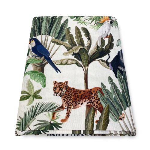 TELO ARREDO copritutto GRAN FOULARD COPRILETTO copridivano GIUNGLA