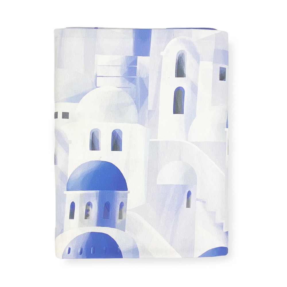 FURNISHING COVER cover GRAN SCARF BEDSPREAD sofa cover SANTORINI blue