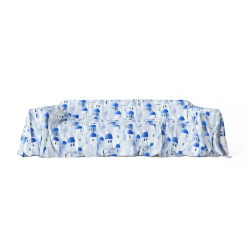 Bezug für Einrichtungsgegenstände GRAN SCARF TAGESDECKE Bezug für Sofa SANTORINI blau