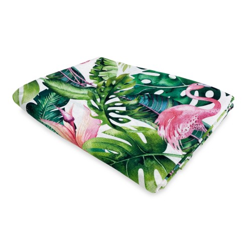HOUSSE DE MEUBLE EN TOILE GRAN SCARF BEDSPREAD housse de canapé flamant flamant flamant flamants roses