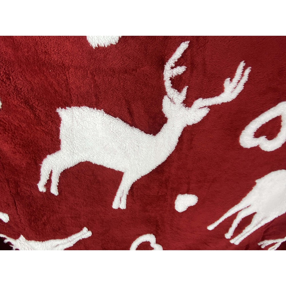 PILE PLAID TIROLER BERG-SHERPA PIZBLANC