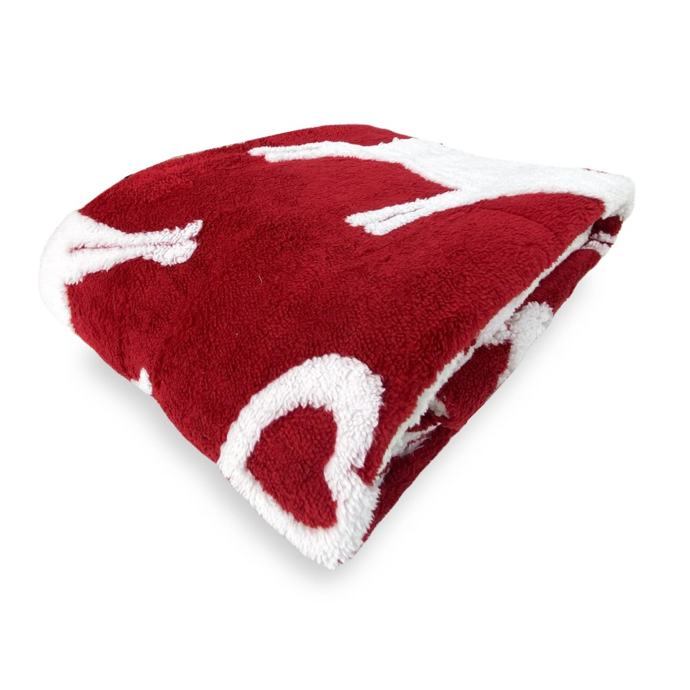 PLAID IN PILE sherpa TIROLESE montagna PIZBLANC