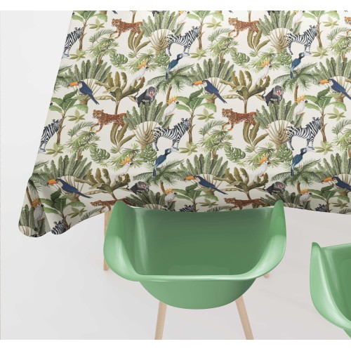 NAPPE EN COTON JUNGLE design made in Italy