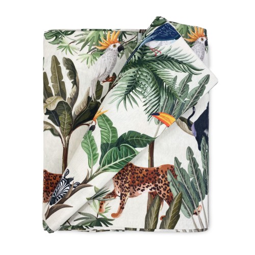 NAPPE EN COTON JUNGLE design made in Italy