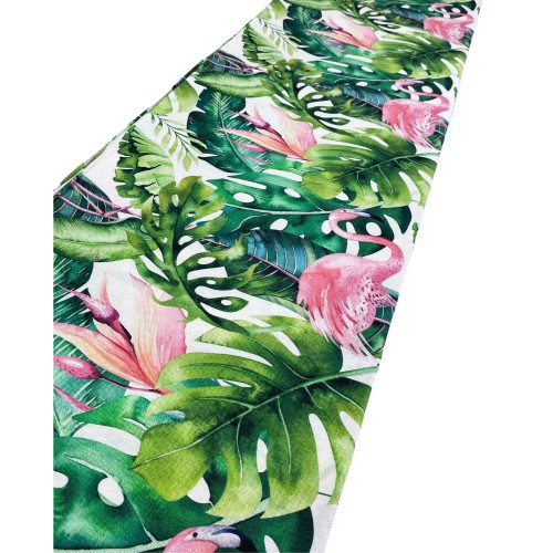 NAPPE EN COTON design FLAMINGO flamants roses fabriqués en Italie