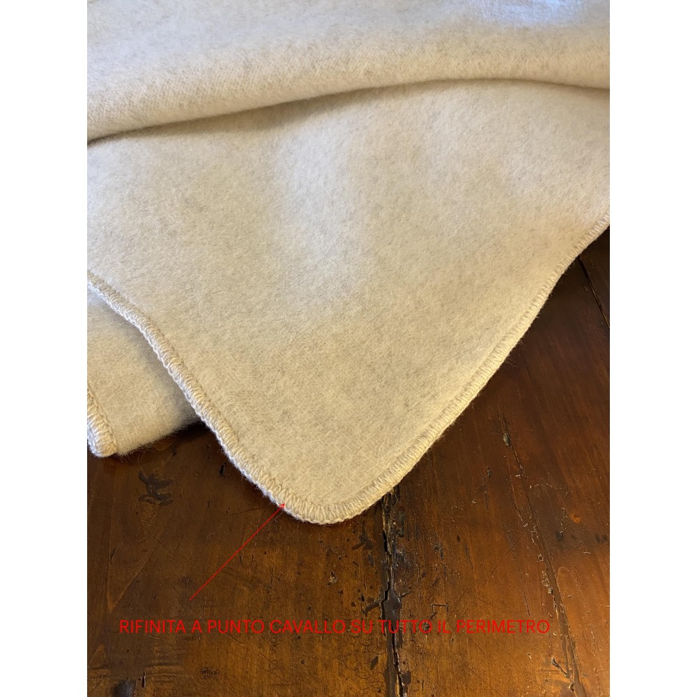 ICELAND BLANKET aus echter reiner Schurwolle weich und warm GREY Melange