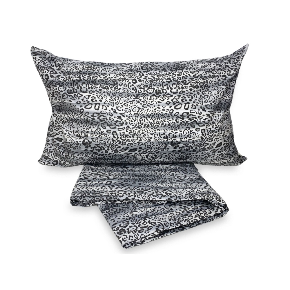 FEUILLE COMPLÈTE SAFARI tacheté gris