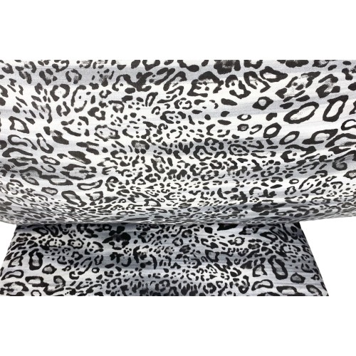 COMPLETO lenzuolo LENZUOLA SAFARI maculato grigio