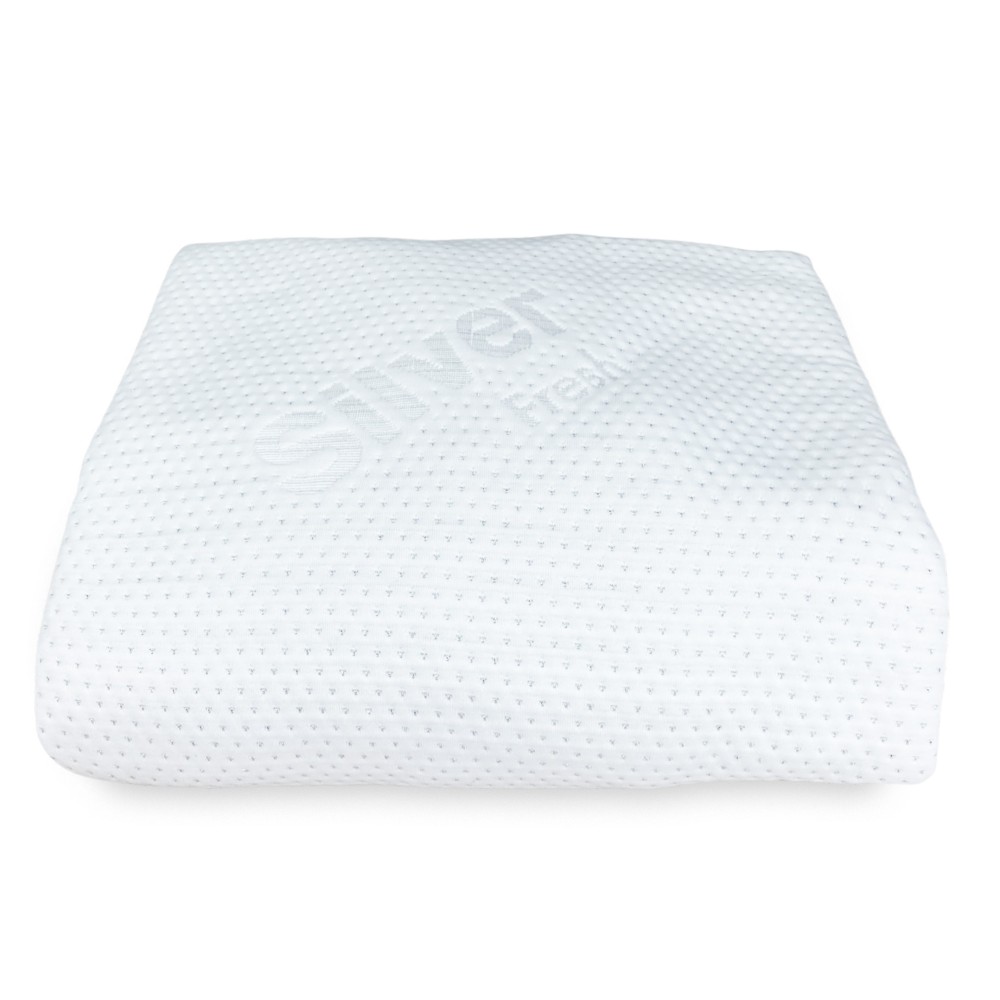 HOUSSE DE MATELAS en FIBRE D’ARGENT ARGENT Fabriqué en Italie