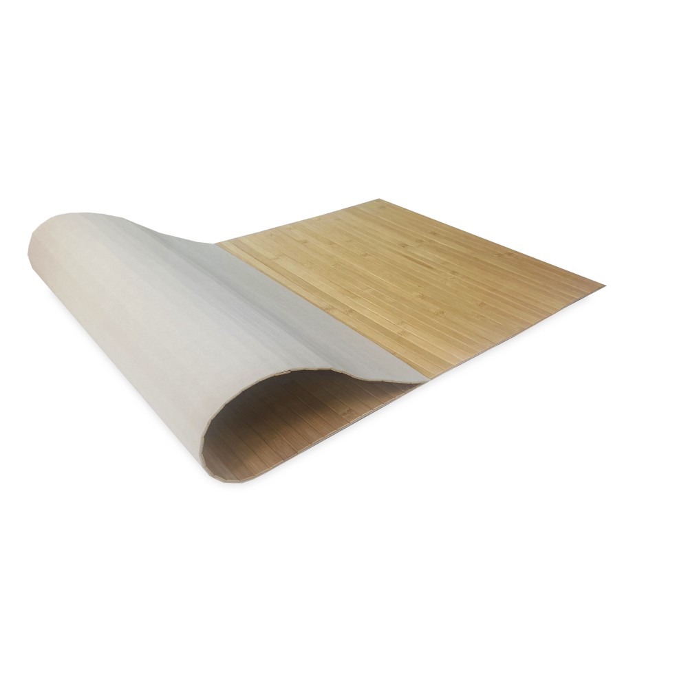 WOODY © KITCHEN RUG in wood SOLID BAMBOO HONEY all sizes