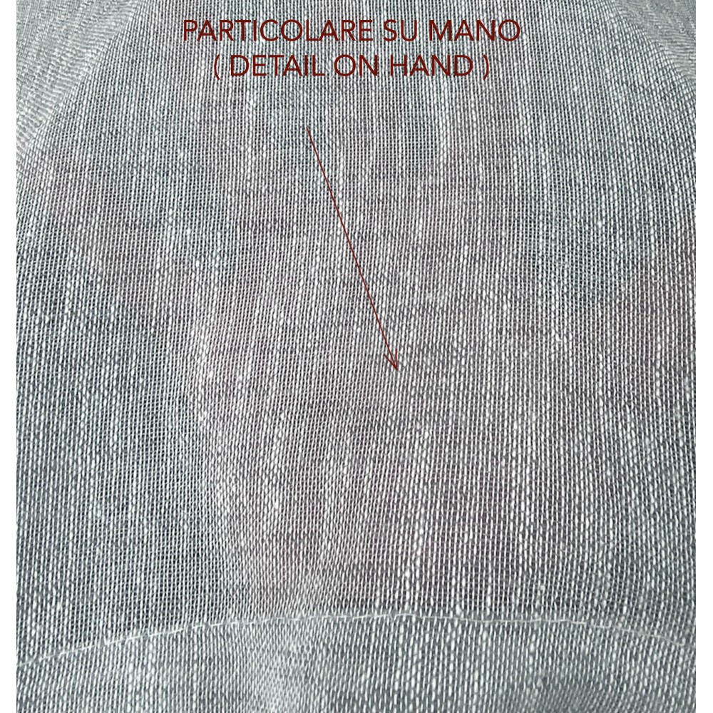 Par de cortinas de cristal modernas SIMPLY Grey - tejido de poliéster bouclé semitransparente, borde de túnel