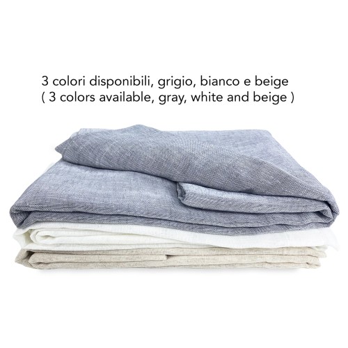 Coppia tendine vetro moderne SIMPLY Beige - tessuto poliestere bouclè semitrasparente, orlino tunnel