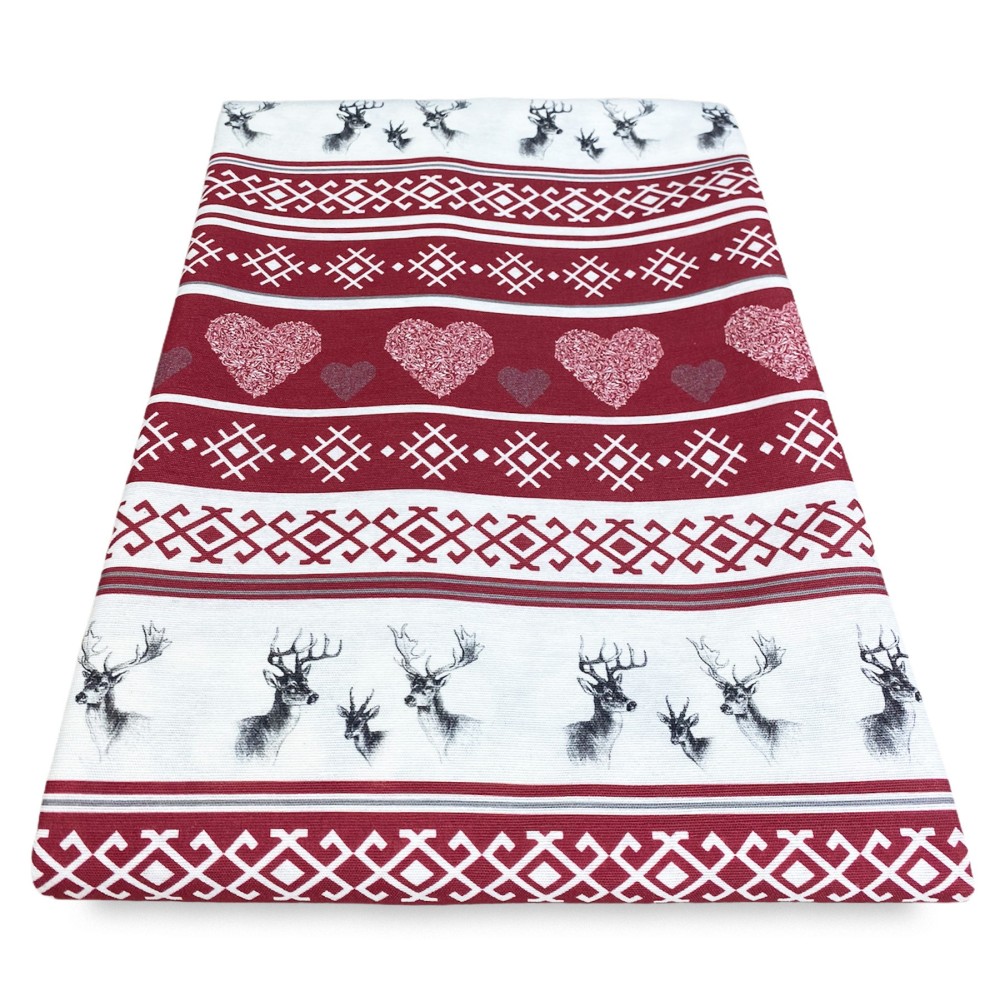 NAPPE RÉSISTANTE AUX TACHES DE RÉSINE TORINO Tyrolean CERVINO ROSSO