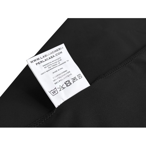 BLACK MICROFIBER towel SET 1+1 Face and Guest