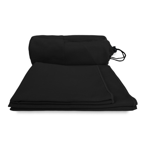 Ensemble de serviettes EN MICROFIBRE NOIRE 1+1 Visage et Invité