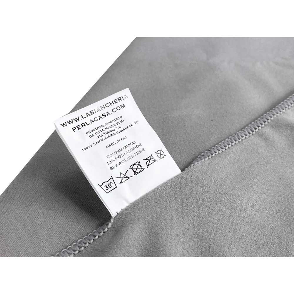 ENSEMBLE DE SERVIETTES MICROFIBRE GRIS 1+1 Visage et Invité